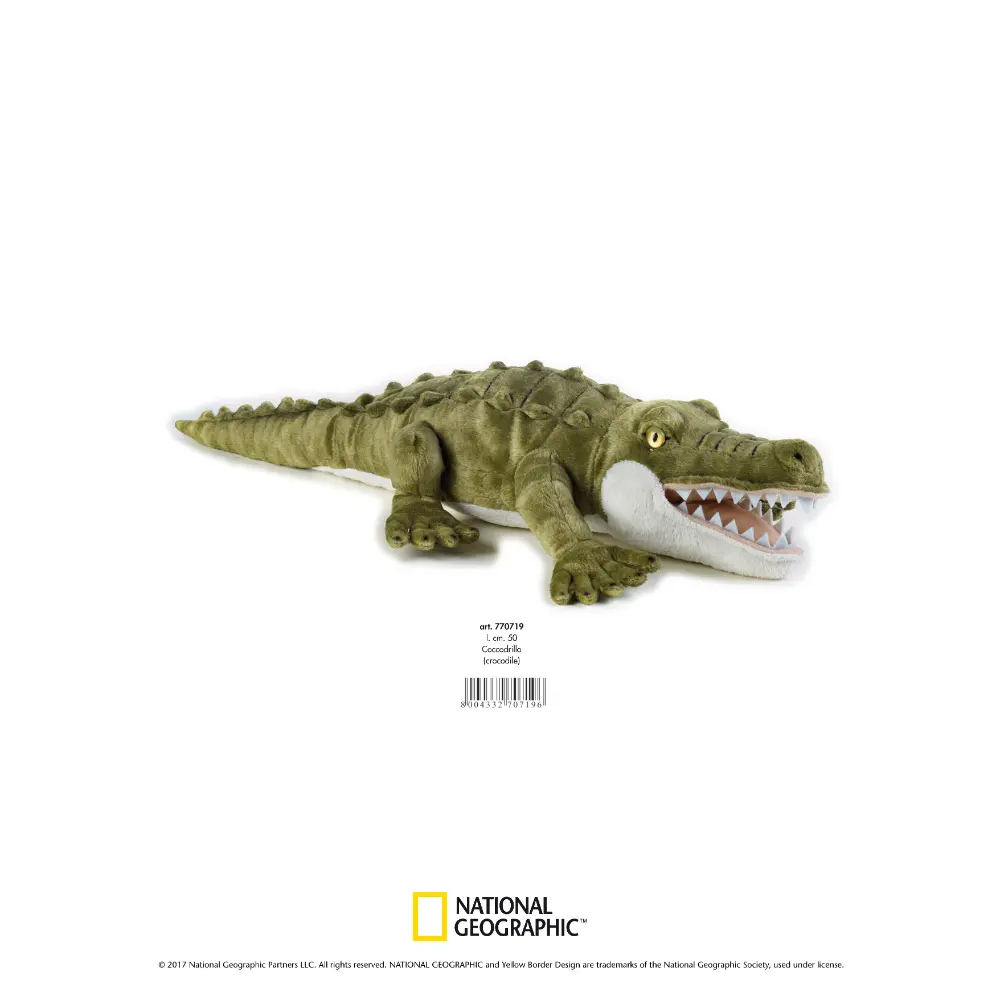 NATGEO PLUSH PREMIUM ALLIGATOR 10INCH