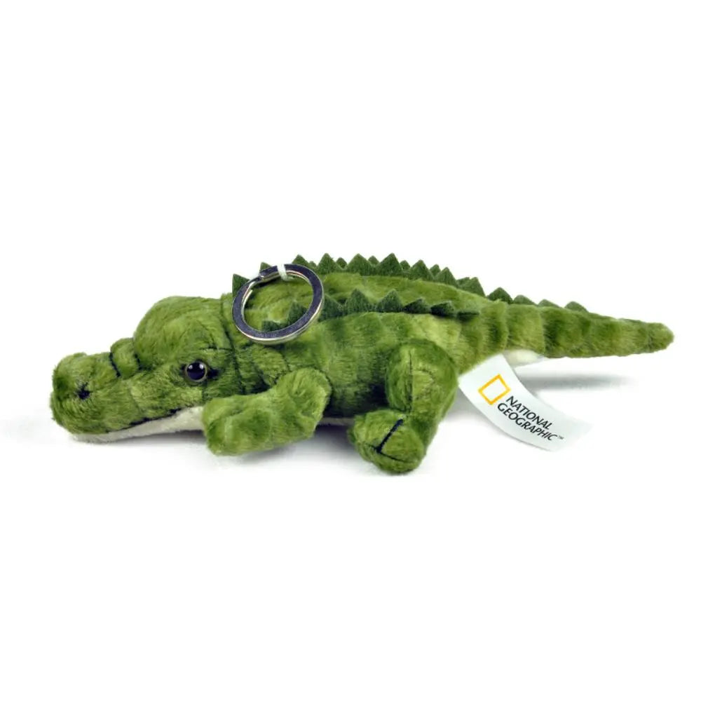 NATGEO Premium Alligator Clip Plush, 4 Inch