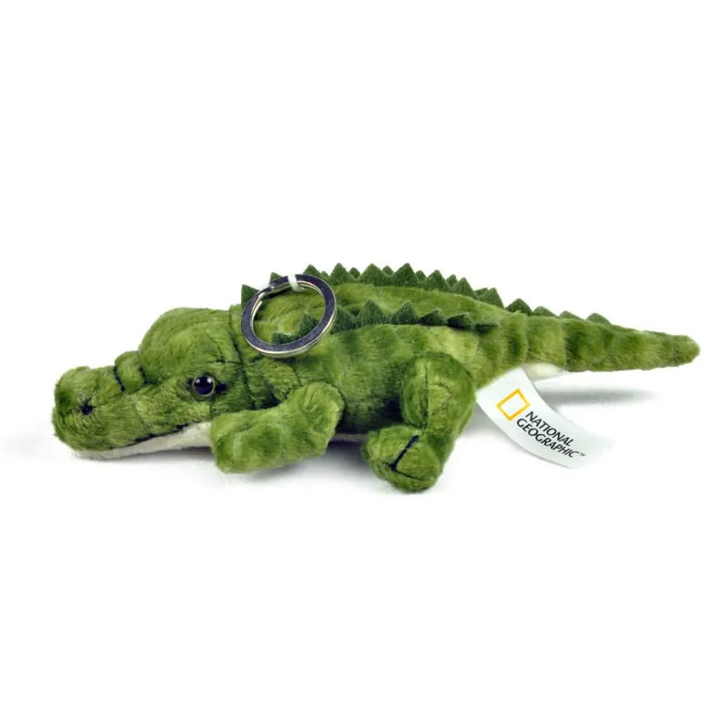 NATGEO Premium Alligator Clip Plush, 4 Inch