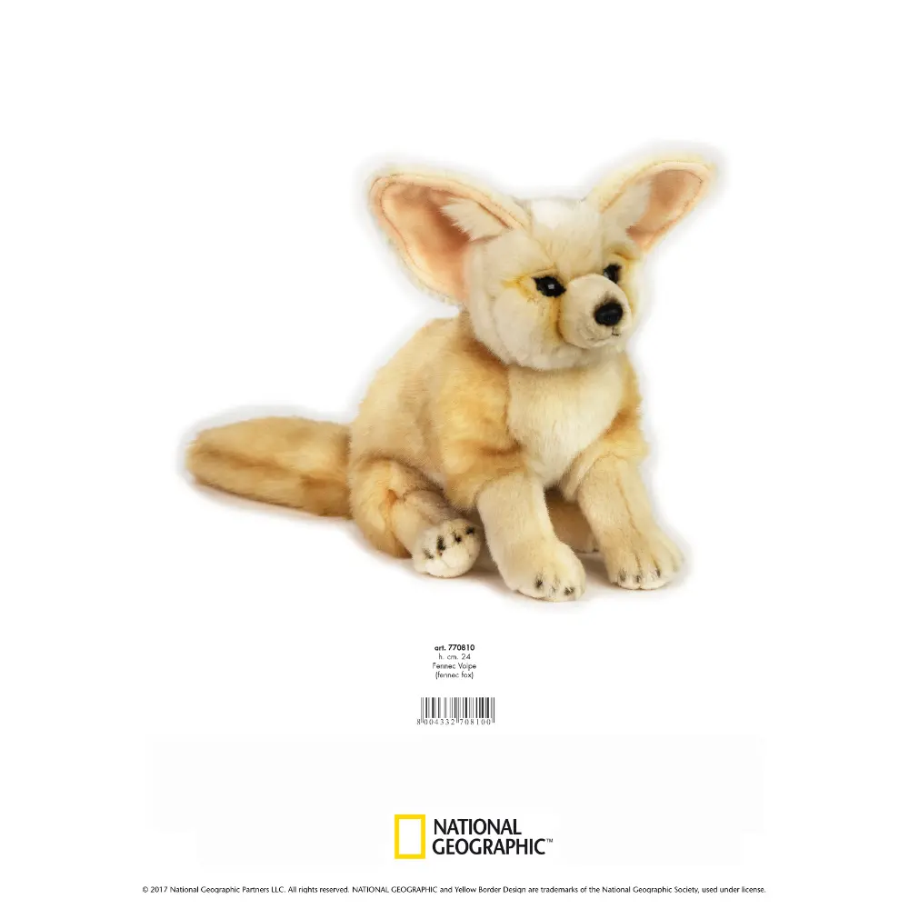 Natgeo Plush Premium Fennec Fox 10 Inch