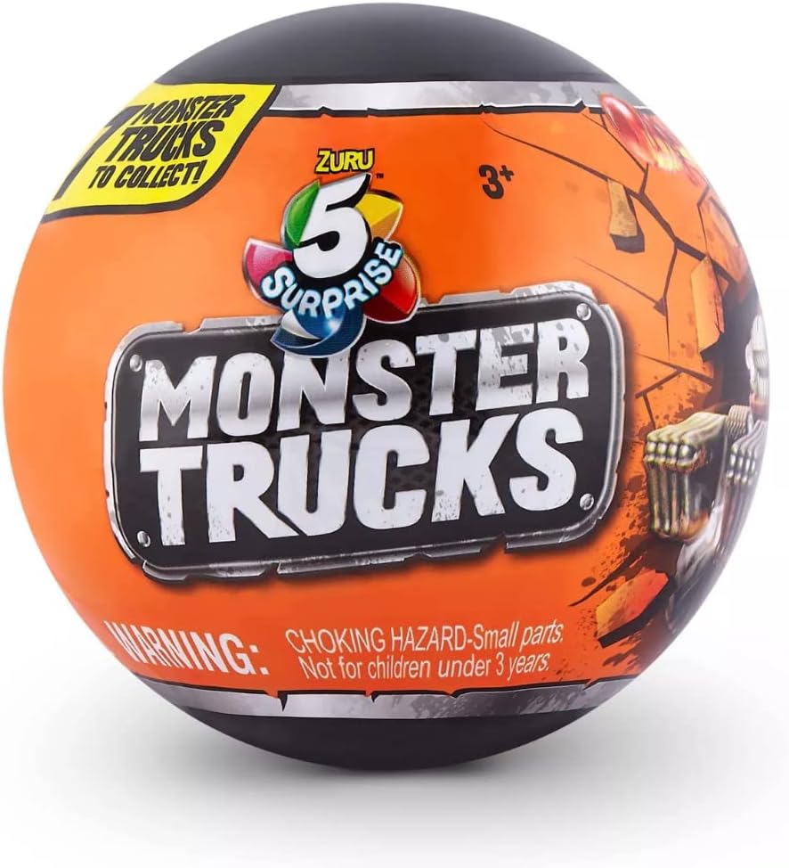 Zuru 5 Surprise Monster Truck Collectible Vehicle Playset for Kids