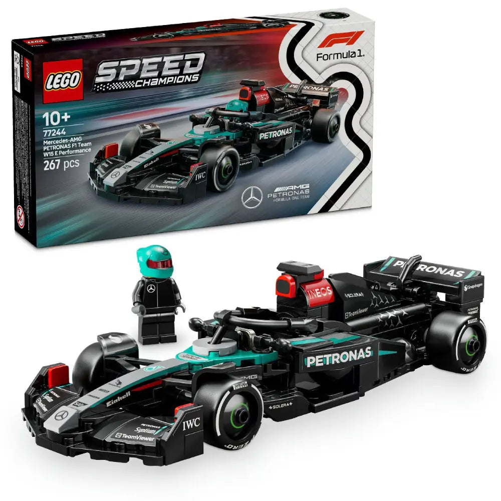 Lego Mercedes-AMG PETRONAS F1 W15 E Performance Race Car Building Set