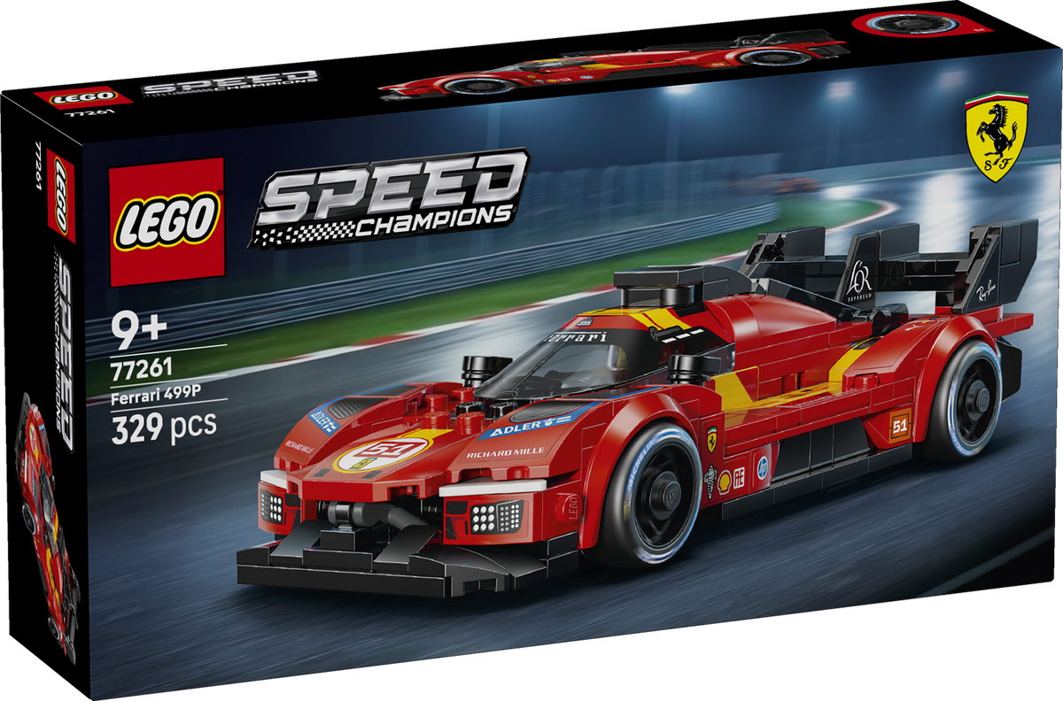 Lego Speed Champions Ferrari ٤٩٩P Race سيارة ٧٧٢٦١ مجموعة بناء