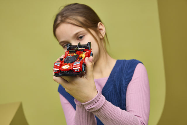 Lego Speed Champions Ferrari ٤٩٩P Race سيارة ٧٧٢٦١ مجموعة بناء
