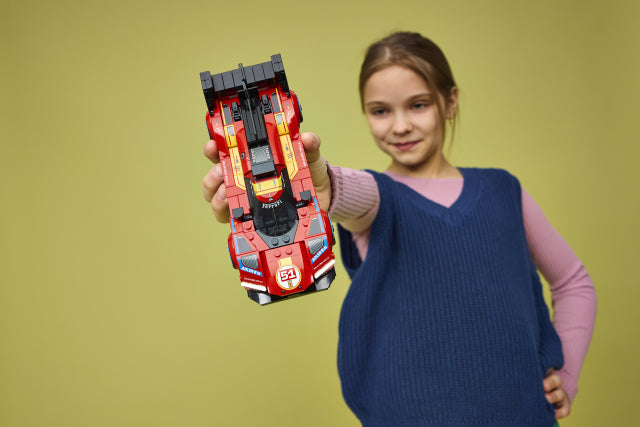 Lego Speed Champions Ferrari ٤٩٩P Race سيارة ٧٧٢٦١ مجموعة بناء