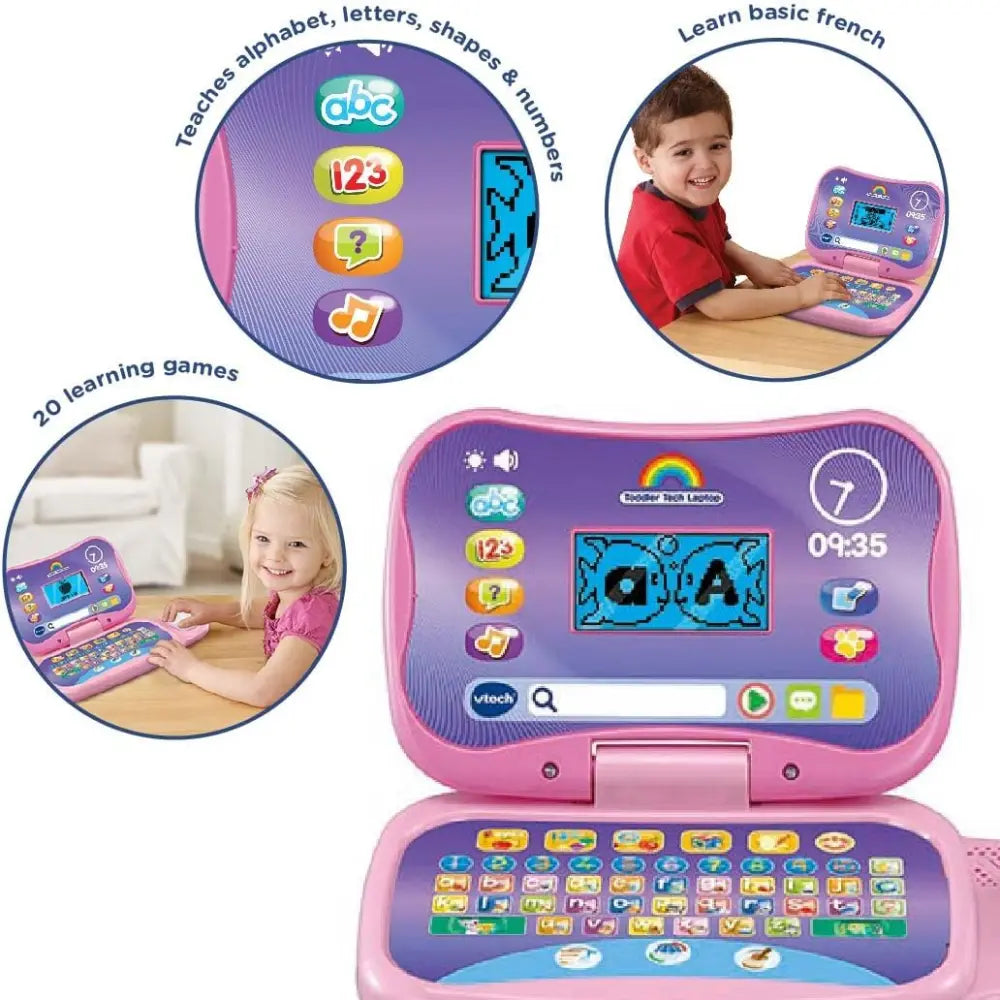 Vtech New Black Laptop Pink