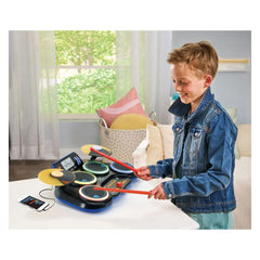 VTech Kidi DJ Drums - Electronic Drums with Light Effects and Learning Mode - For Children