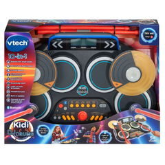 VTech Kidi DJ Drums - Electronic Drums with Light Effects and Learning Mode - For Children