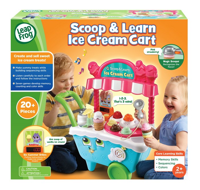 Leapfrog Scoop & Learn Ice Crem Cart B/O