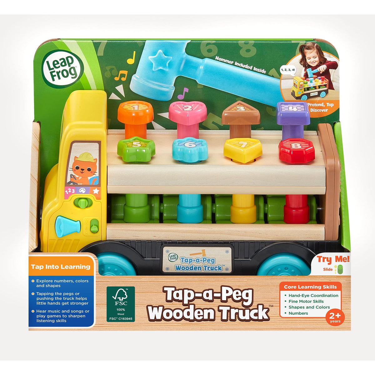 Leapfrog Pound & Pop شاحنة يعمل بالبطارية