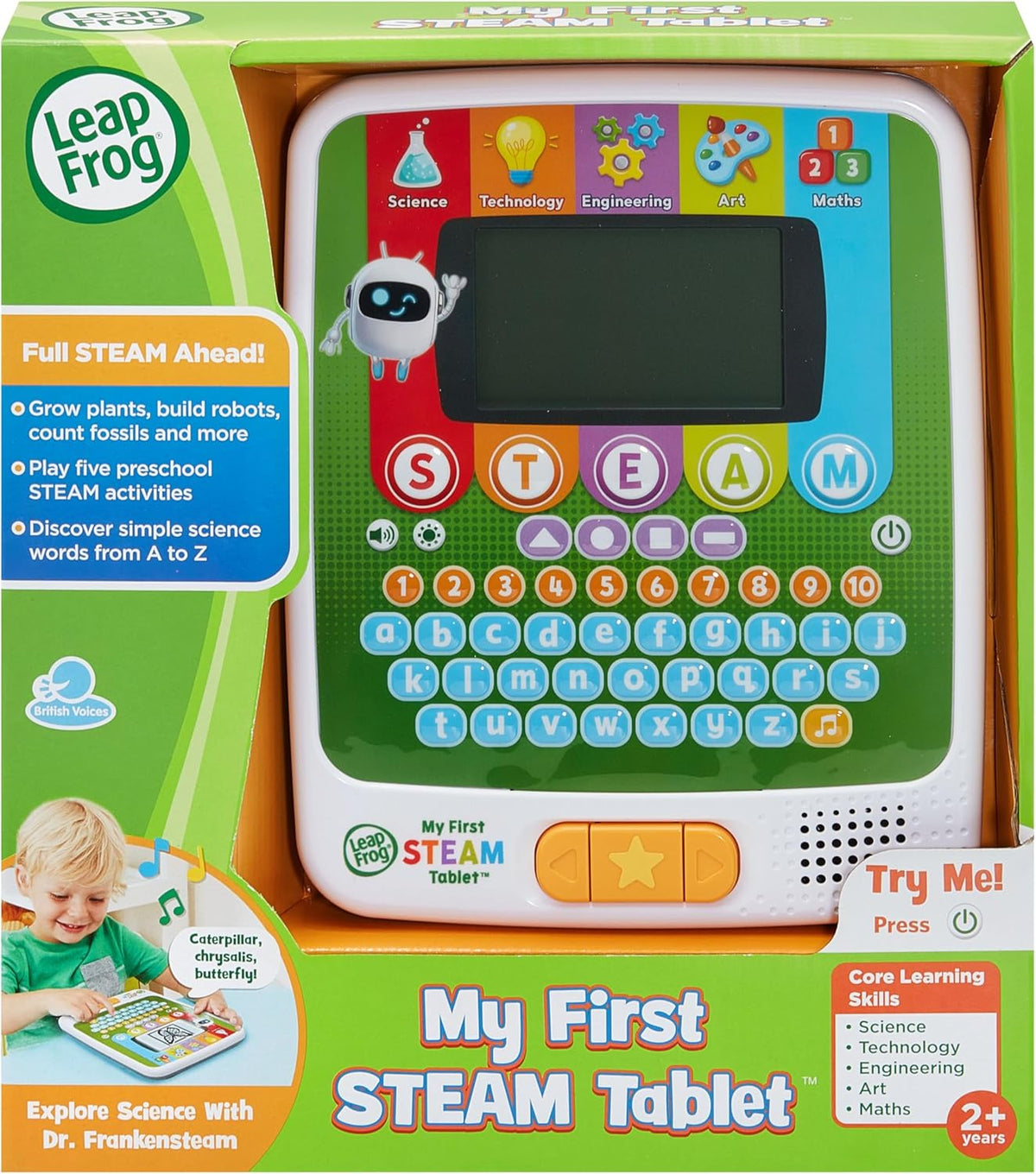 LeapFrog My First STEAM Educational & Learning Tablet for Toddlers
