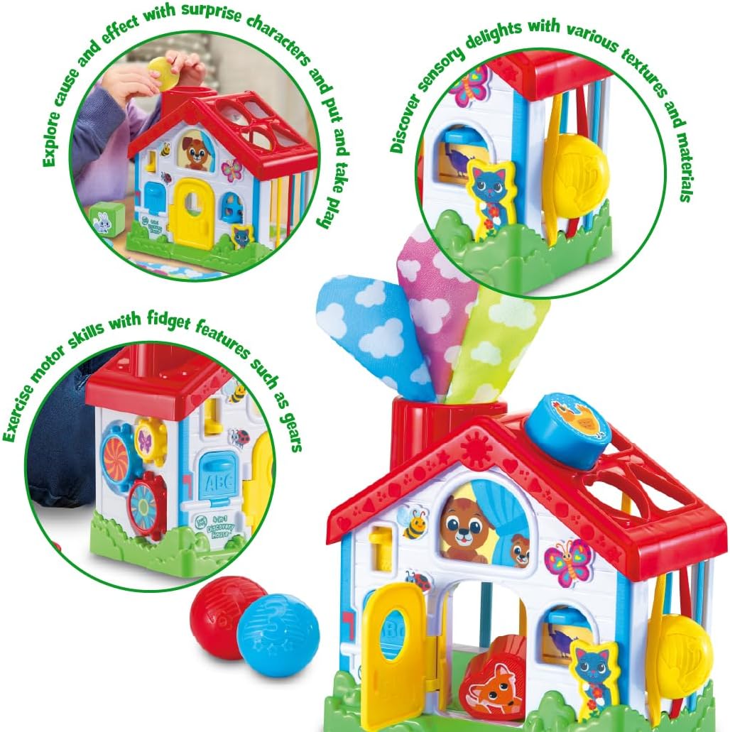 LeapFrog 4-in-1 Discovery House Interactive Baby Toy