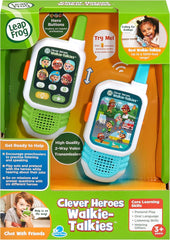 LeapFrog Clever Heroes Walkie-Talkies Interactive Toddler Toy
