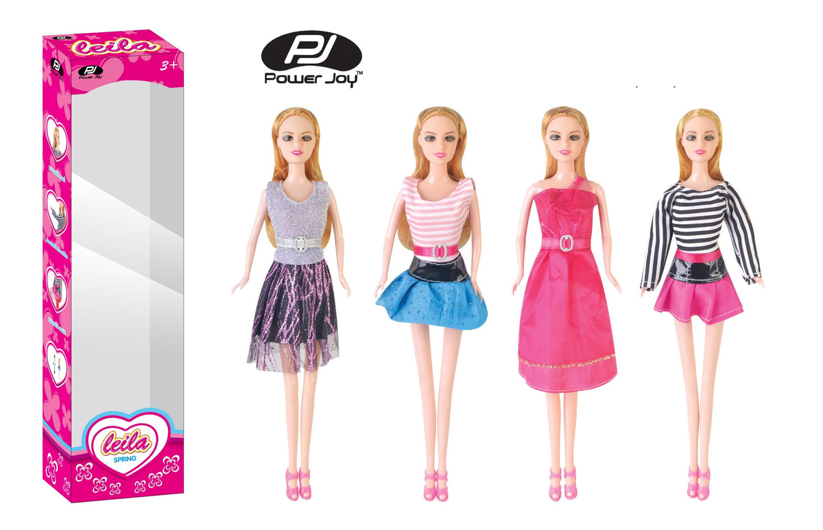 Power Joy Leila Spring 30cm Fashion Doll Assorted - Sold per Piece