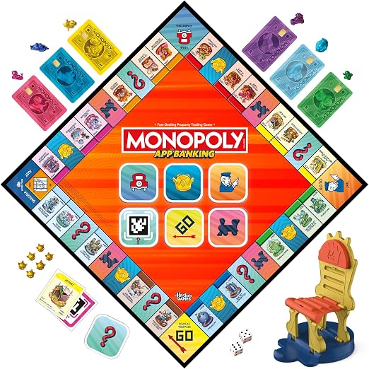 Hasbro Monopoly App Banking Family Board Game