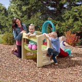 Step2 Panda Climber - Kids Playset with Slide, Tunnel, and Crawl Features