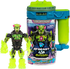 Mr Beast Lab Mutators Rock Panther Action Figures