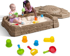 Naturally Playful Sandbox Outdoor Playset for Kids