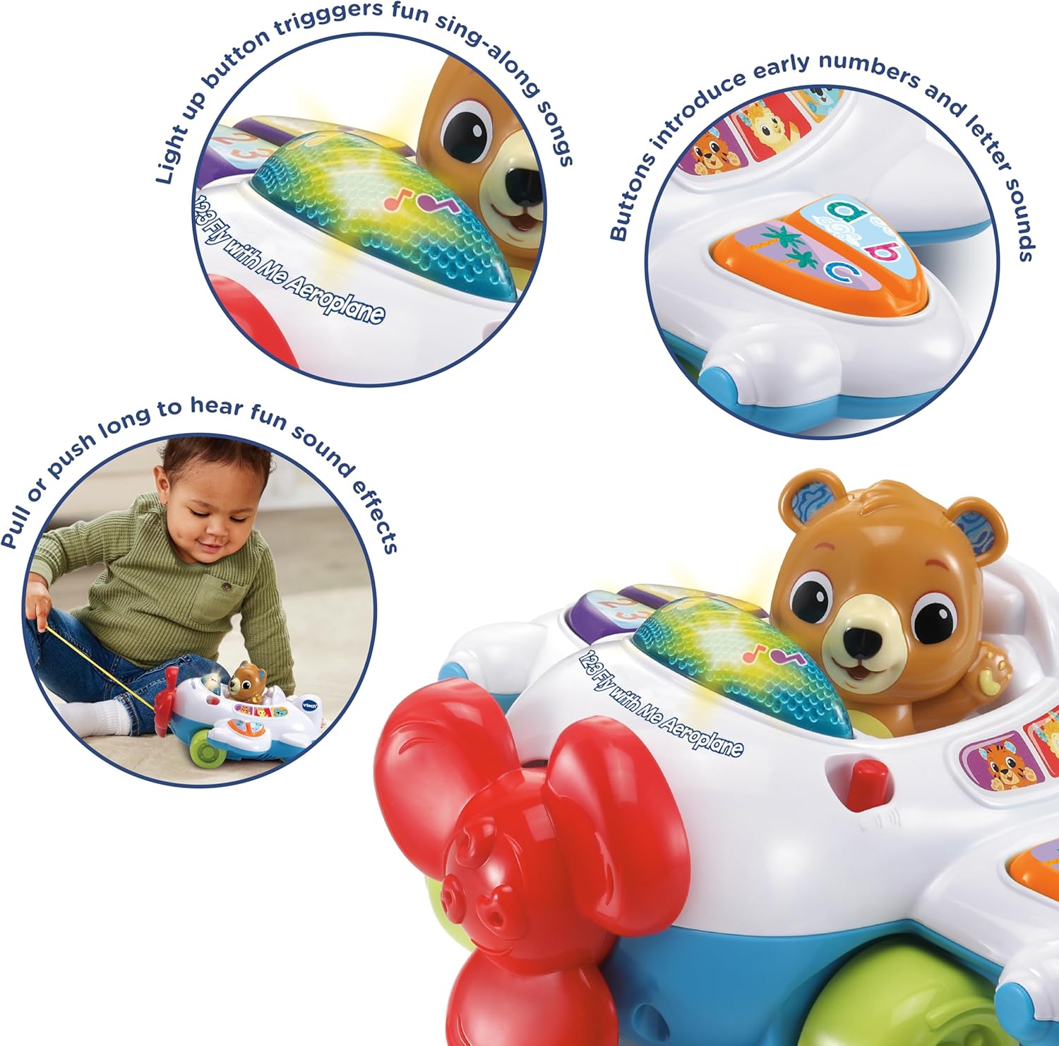 Vtech 123 Fly With Me Aeroplane