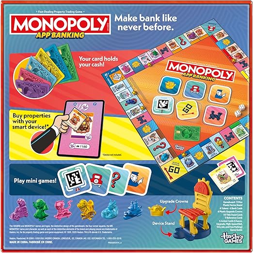 Hasbro Monopoly App Banking Family Board Game