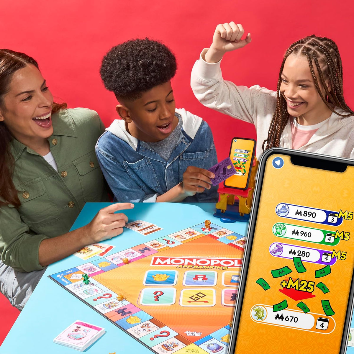 Hasbro Monopoly App Banking Family Board Game