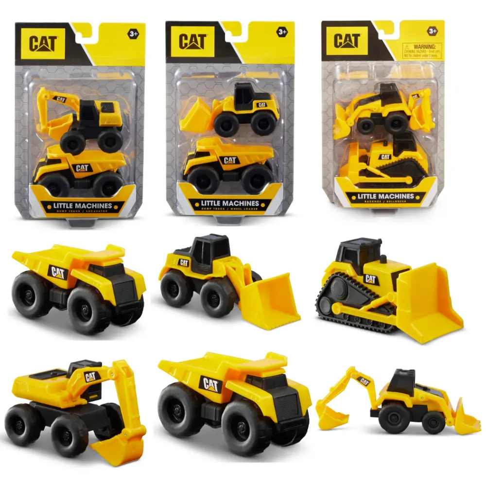 Cat Mini Machines 2-pieces in 1 Pack  Assortment 3 Inch
