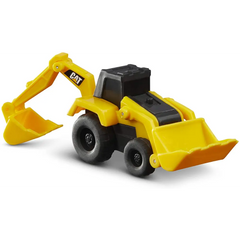 سيارات CAT Mini Machines ذات العجلات الحرة، قياس 3 بوصات، عبوة واحدة، 5 أنواع متنوعة.