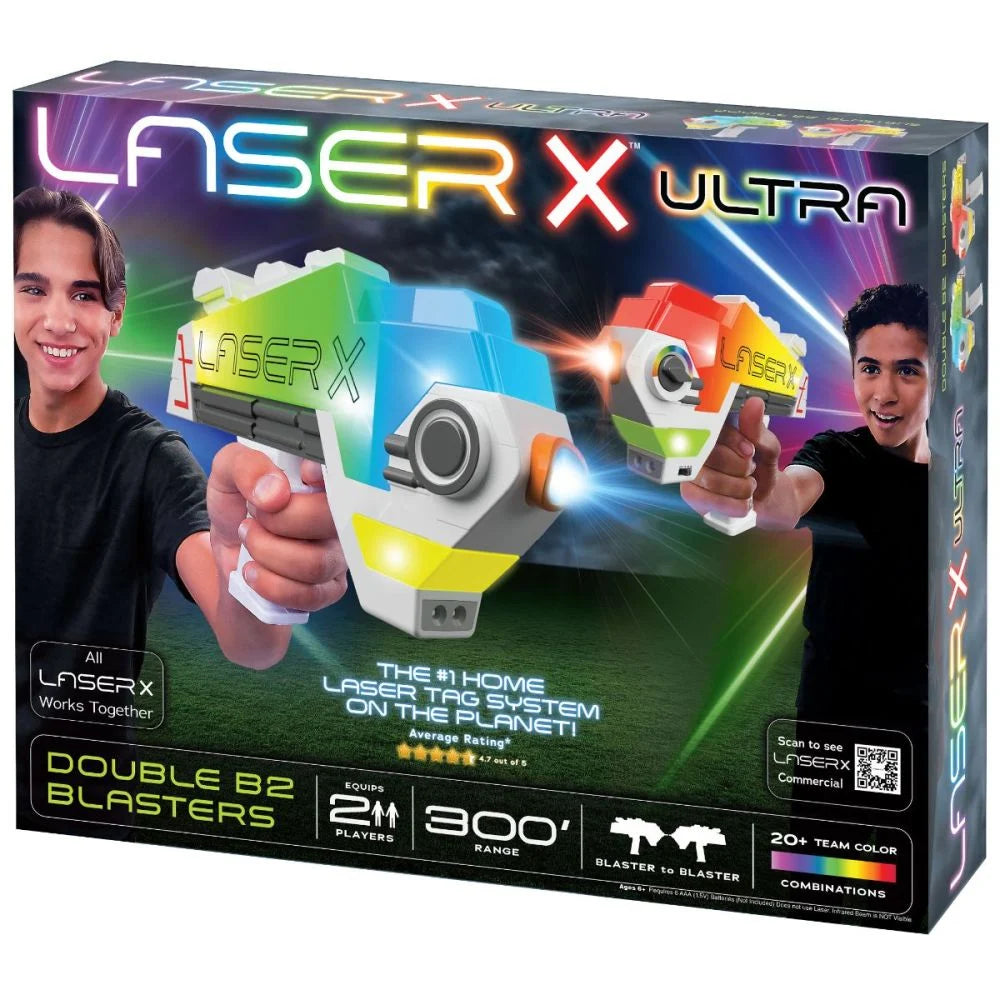 Laser Ultra Double B2 Blasters Battery Operated