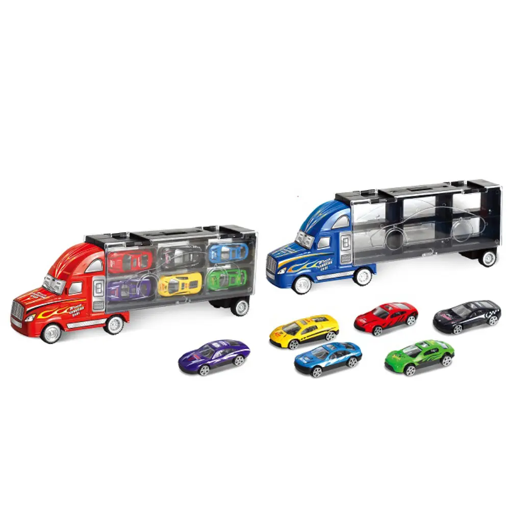 Power Joy Vroom Trucky With 6 Pcs Die Cast