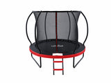 Mountpeak Pumpkin Trampoline with Ladder - Black & Red, 8ft