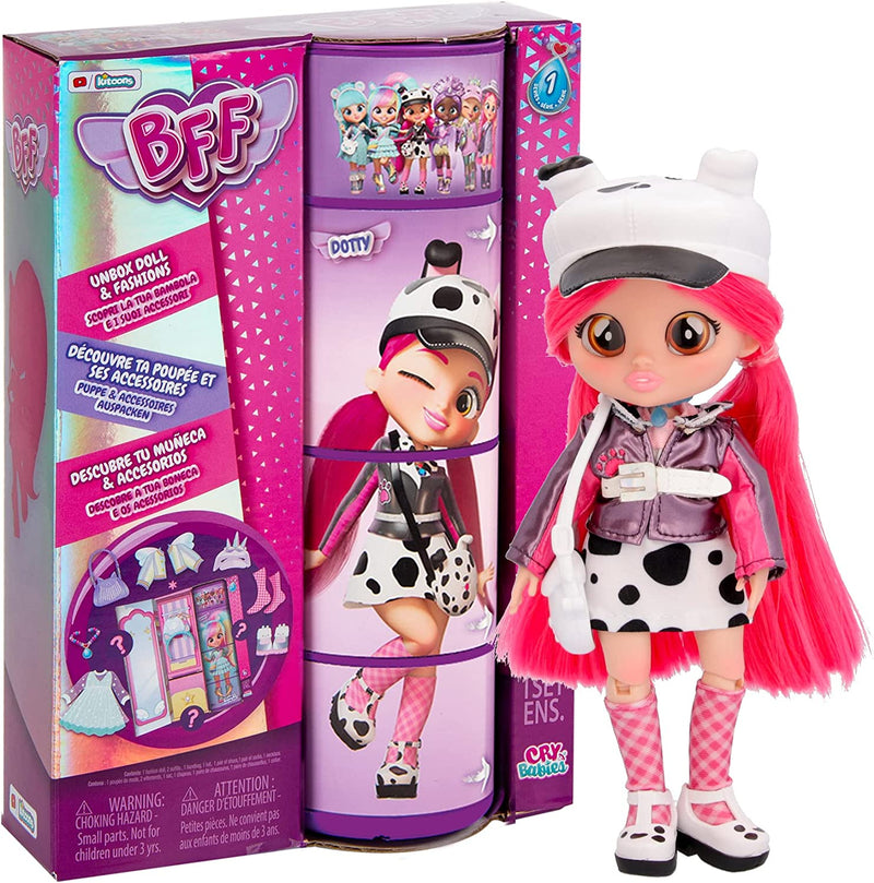 Cry Babies BFF Dotty 8 Inch Doll