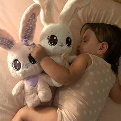 Peekapets Bunny Plush Pink Violet