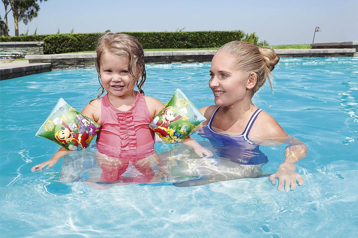 Bestway Mickey Mouse Clubhouse Kids Inflatable Swimming Armbands  - Assorted Designs