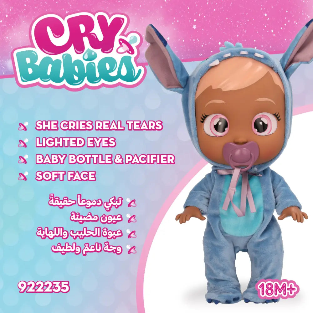 Cry Babies Disney Stitch Battery Operated
