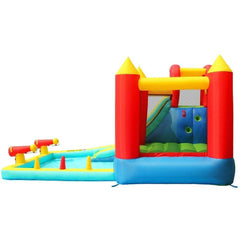 Happy Hop Jump & Splash Double Blaster Inflatable Water Slide for Kids - 400x300x220cm