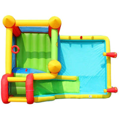 Happy Hop Jump & Splash Double Blaster Inflatable Water Slide for Kids - 400x300x220cm