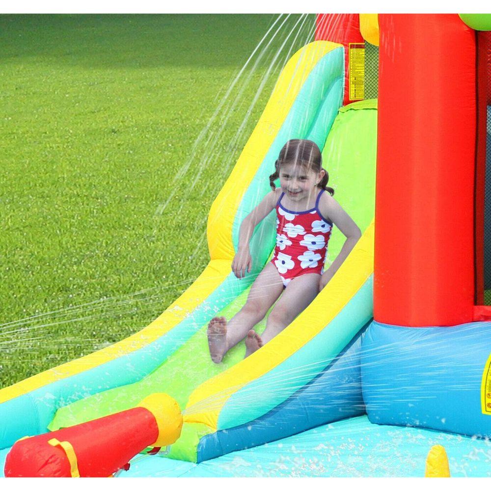 Happy Hop Jump & Splash Double Blaster Inflatable Water Slide for Kids - ٤٠٠x٣٠٠x٢٢٠cm