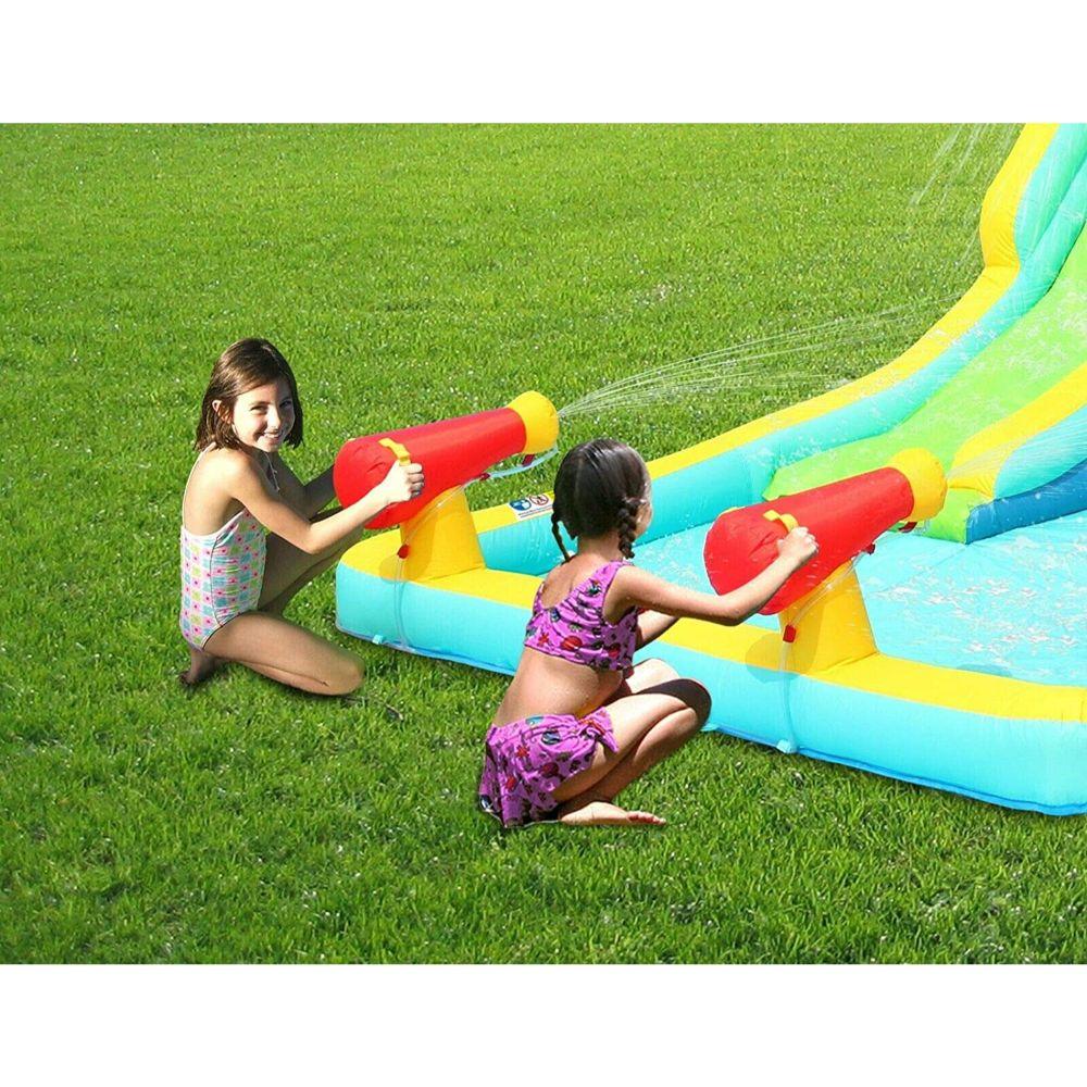 Happy Hop Jump & Splash Double Blaster Inflatable Water Slide for Kids - ٤٠٠x٣٠٠x٢٢٠cm