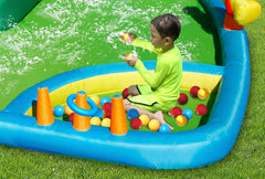 Happy Hop The Oasis 7-in-1 Inflatable Playground 430x375x205cm