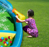 Happy Hop The Oasis ٧-in-١ Inflatable Playground ٤٣٠x٣٧٥x٢٠٥cm