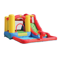 Happy Hop Jump & Splash Adventure Zone With Cannon Inflatable Bouncer