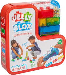 Jelly Blox Creative Kit Sensory Building Blocks Set for Kids