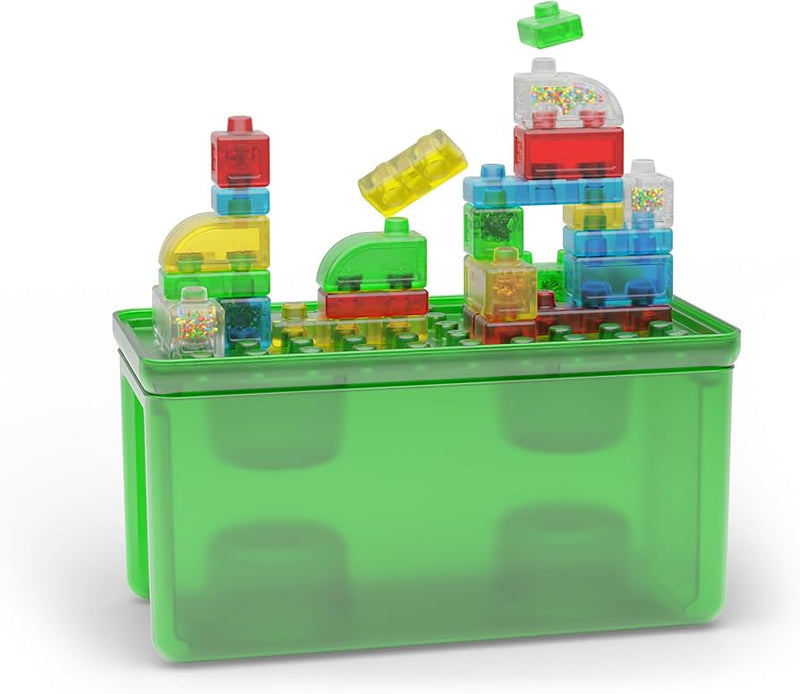 Jelly Blox Stash & Stack 2-In-1 Storage Case