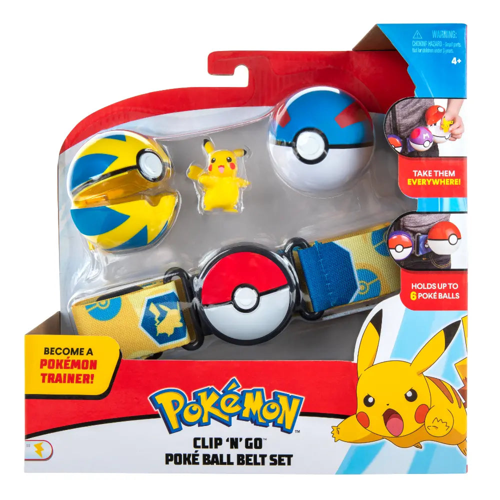 Pokemon Clip N Go Poke Ball Belt Assorted