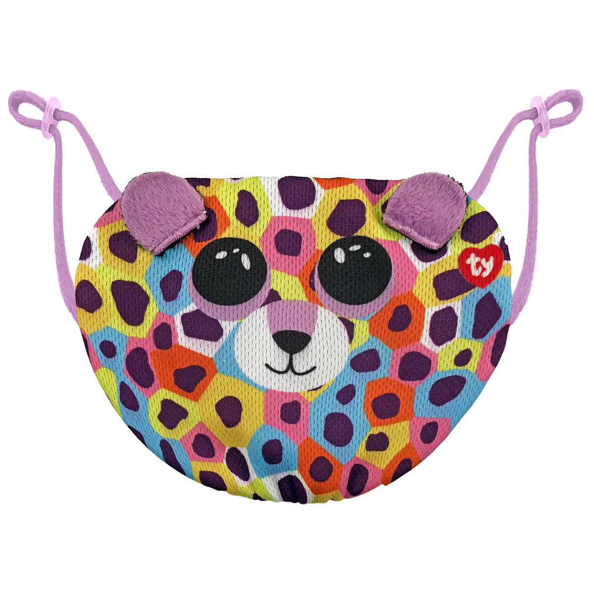 TY Giselle Leopard Reusable Washable Mask - Multicolor