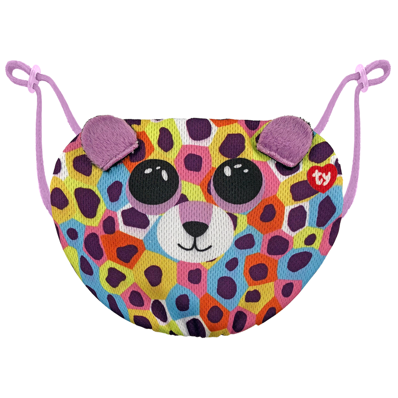 TY Giselle Leopard Reusable Washable Mask - Multicolor