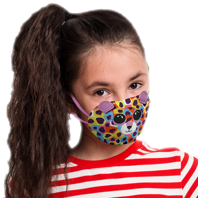 TY Giselle Leopard Reusable Washable Mask - Multicolor
