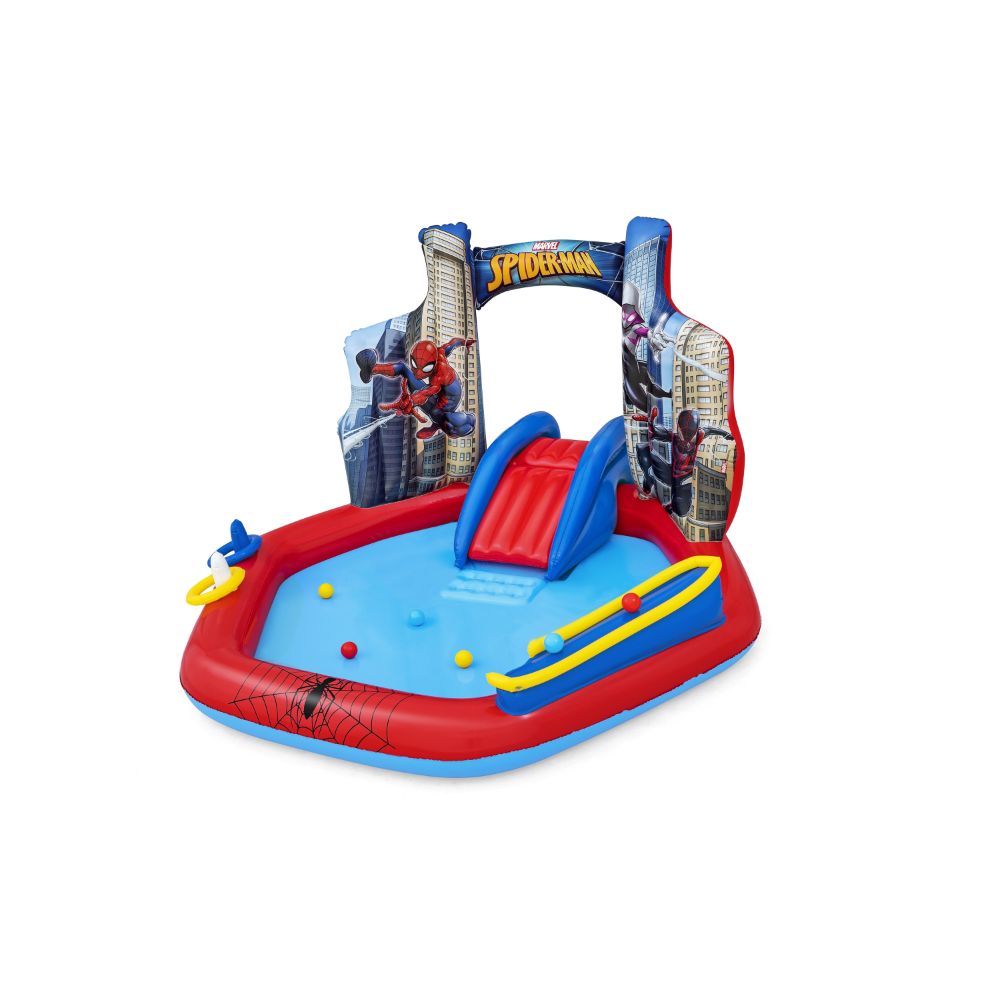 Spiderman Inflatable Play Center 2.11 m x 2.06 m x 1.27 m