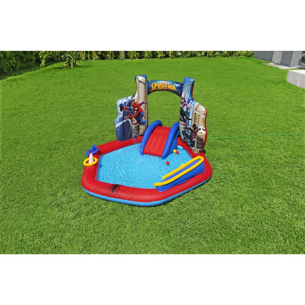 Spiderman Inflatable Play Center 2.11 m x 2.06 m x 1.27 m