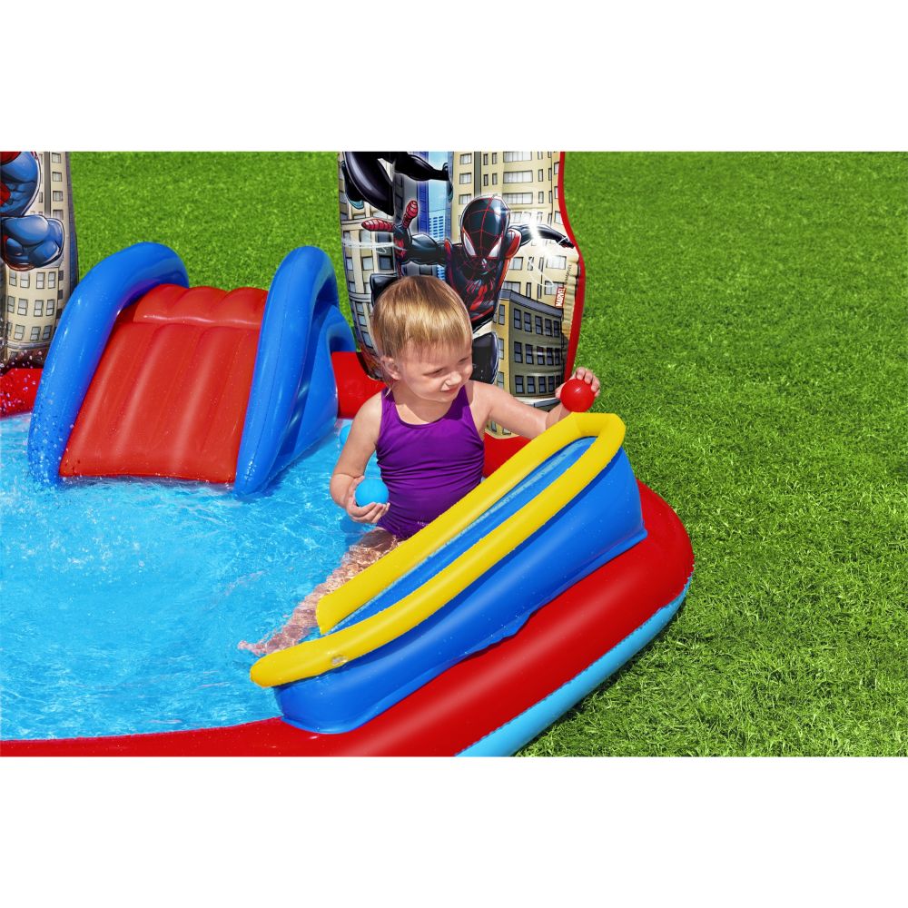 Spiderman Inflatable Play Center 2.11 m x 2.06 m x 1.27 m